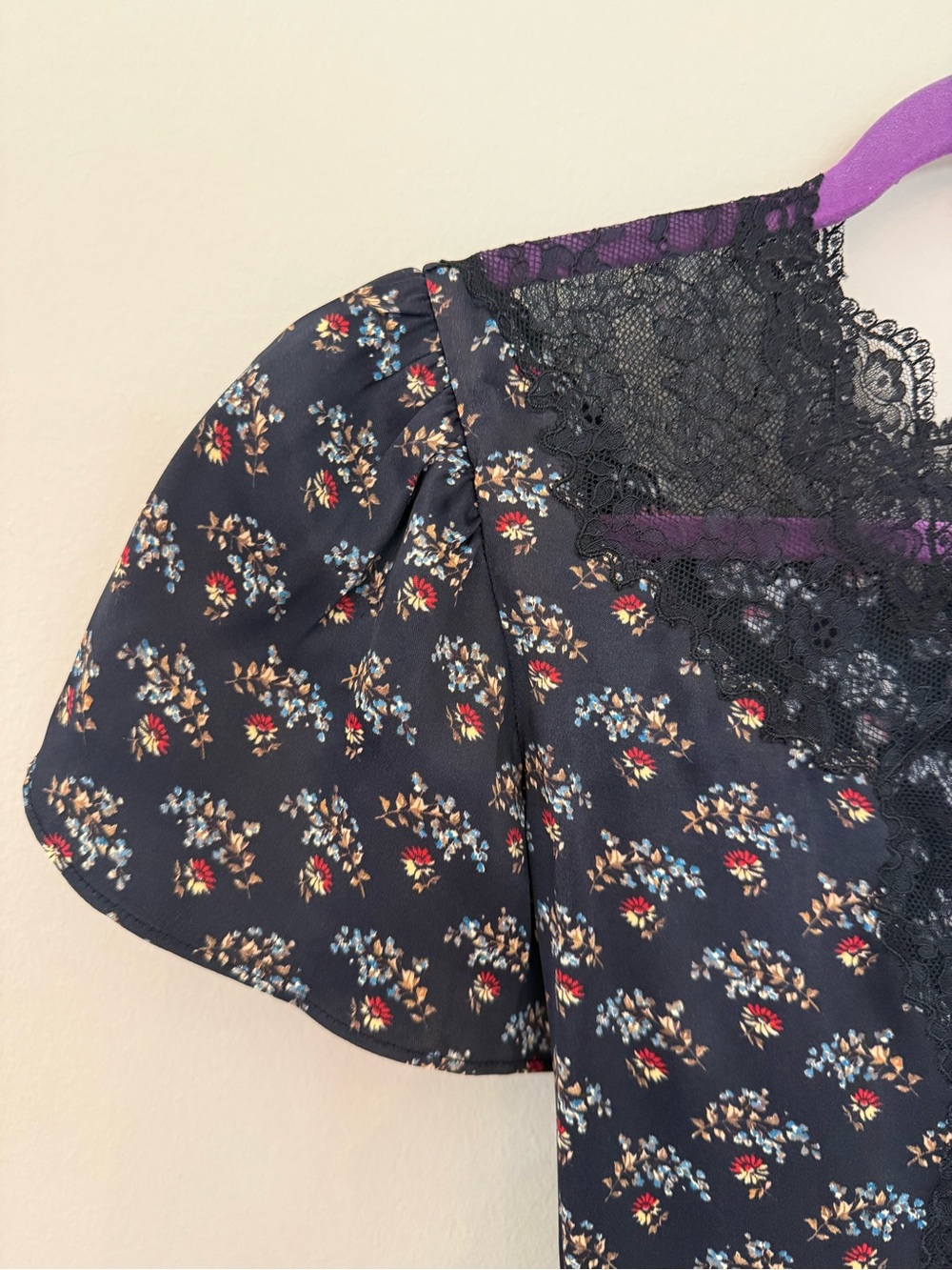 Doen Ivy Mini Dress in Delphinium Floral | NWT | Size XXL - Picture 7 of 16
